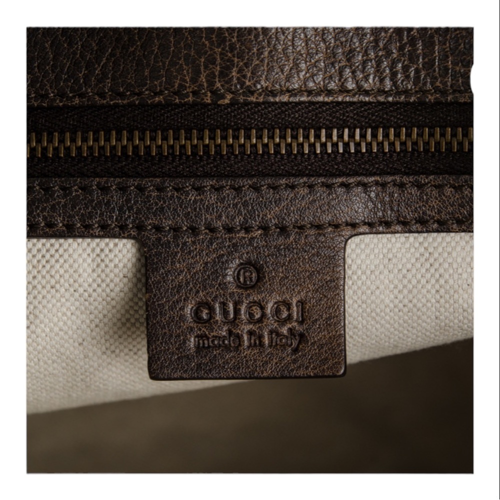 Gucci Small Monogram Logo Shopping Tote Bag - Picture 13 of 15
